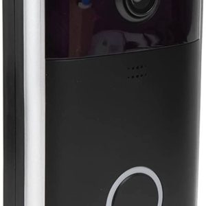 دوربین زنگ ویدیویی WiFi Dilwe V5، دوربین زنگ درب بی‌سیم 720P HD 2.4G ساخته شده با میکروفون، زنگ درب تشخیص حرکت PIR دید در شب ضد آب IP65 برای خانه/آپارتمان/گوشی هوشمند