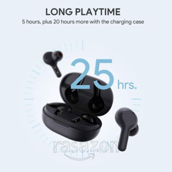 هدفون AUKEY Ultra-Compact True Wireless Earbuds EP-T25 Bluetooth 5 Headphones 25H Play