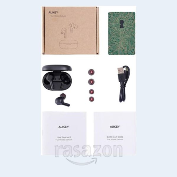 هدفون AUKEY Ultra-Compact True Wireless Earbuds EP-T25 Bluetooth 5 Headphones 25H Play