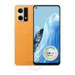 گوشی موبایل اپو رنو 7 | Oppo Reno 7, 6.43 inch FHD+ AMOLED screen, 256 MP triple camera, 8 MP front camera, Snapdragon 680, 4500 mAh battery, 33W fast charging, orange, Sunset