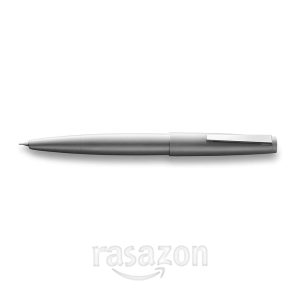 خود نویس LAMY L02-EF Fountain Pen, EF Extra Fine Point, 2000, Premier Stainless Steel, Suction Type